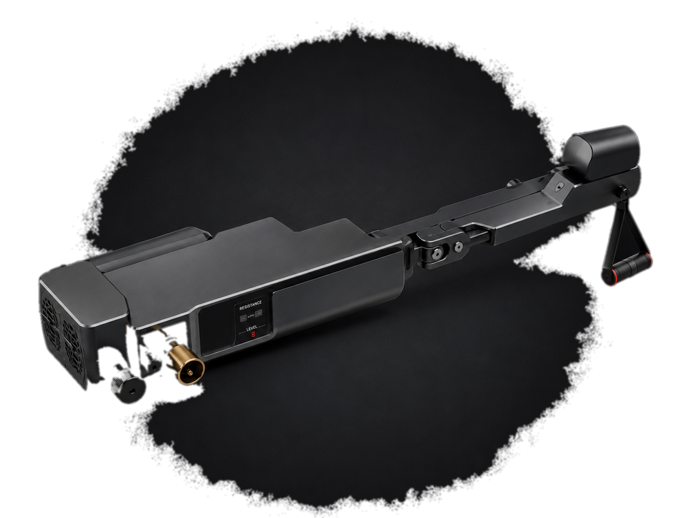 IronVX One cable resistance unit with onboard display and handles