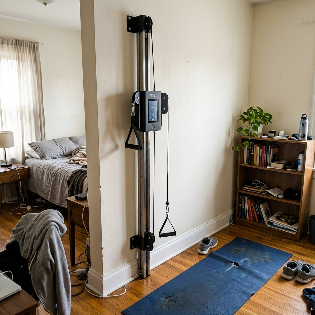 My IronVX mounted on apartment wall